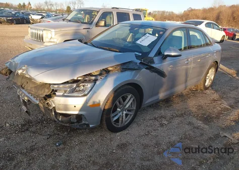 2017 Audi A4 2.0T Premium from USA, damaged, VIN WAUANAF4XHN016725